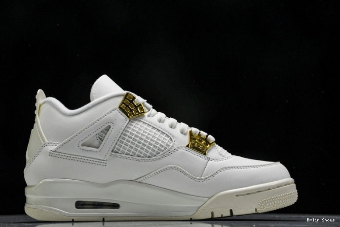 Bmlin 4 Metallic Retro Jordan Gold AQ9129-170 0712